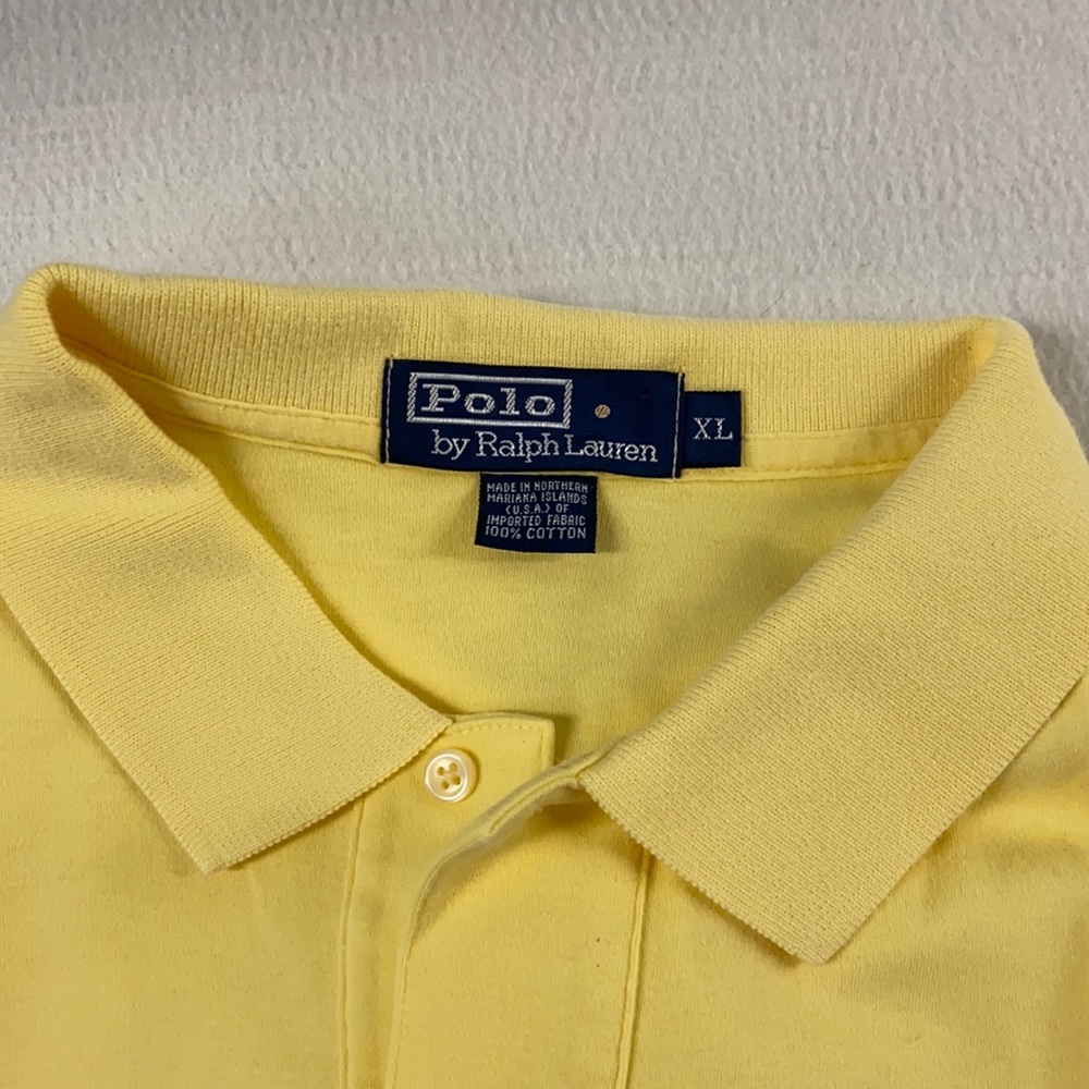 Polo Brand Men’s Bright Yellow Knit Shirt